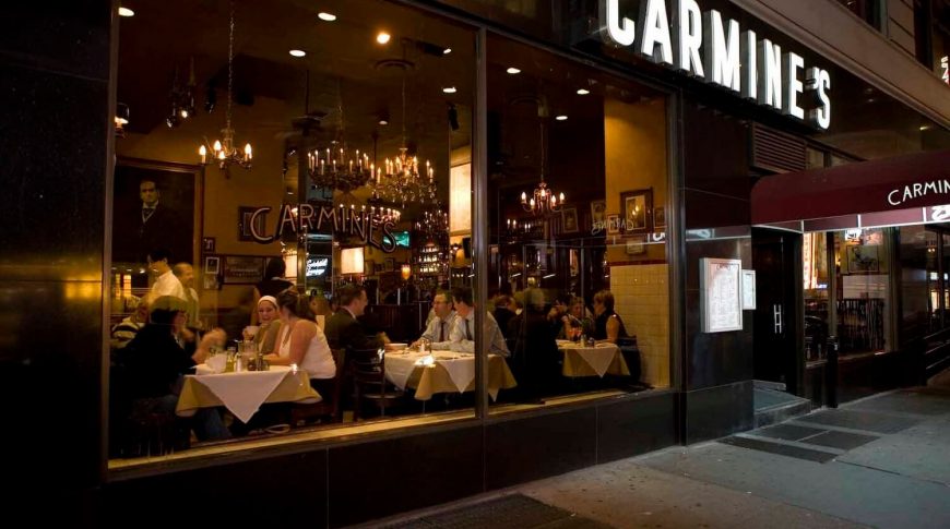 Project Carmine’s – a family style restaurant in New York